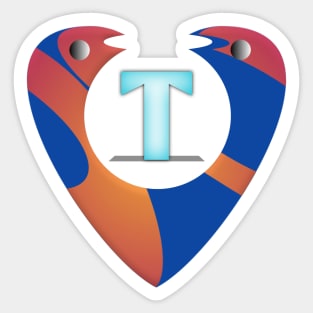 T love Sticker